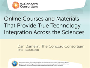 Online Courses and Materials That Provide True Technology Integration Across the Sciences