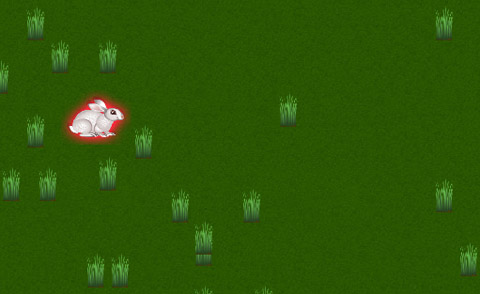 Take on the role of rabbit and try to keep alive for thirty seconds.