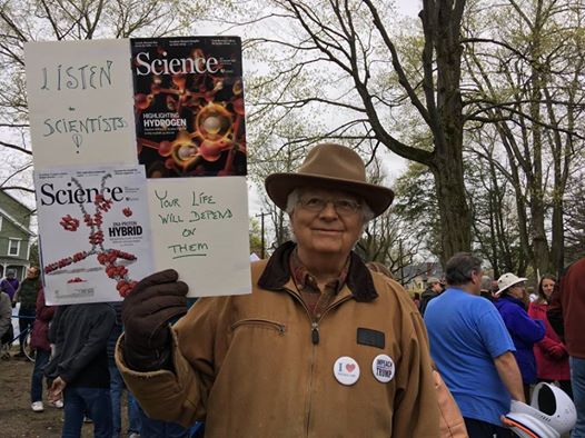 Bob Tinker at the March for Science