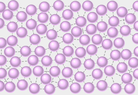 Molecular View of a Liquid
