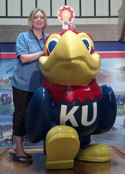 The Future of Education Looks Bright by Angie at the University of Kansas