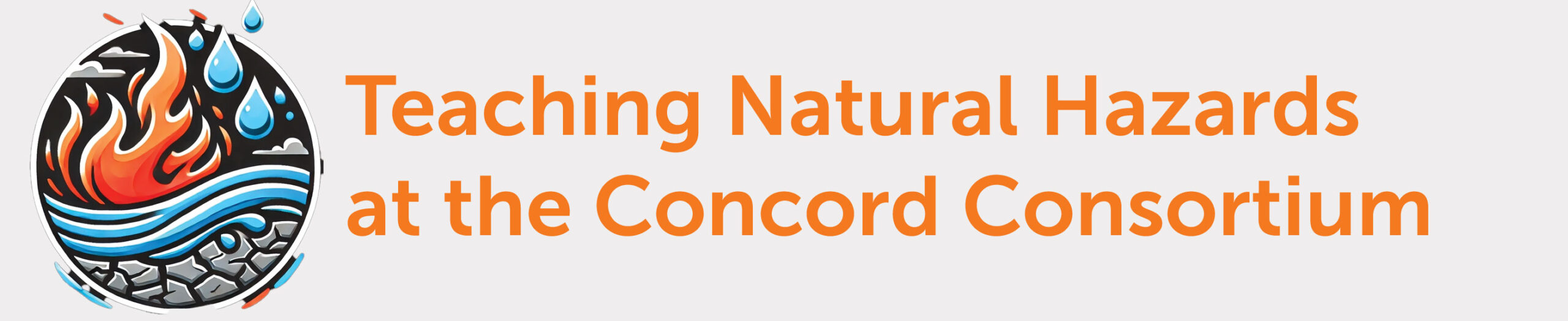 Banner that reads "Teaching Natural Hazards at the Concord Consortium"