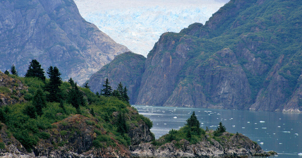 Alaskan Glacial Ice Flow