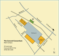 Map of the Concord Consortium Offices Location