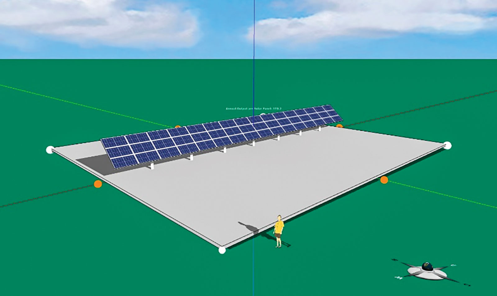 Electricity per solar panel